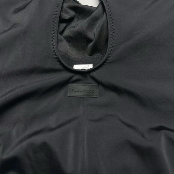 Fabletics | Women | Scoop Tie Back Shaping Black One Piece Swimsuit | Sz Large - Picture 10 of 15